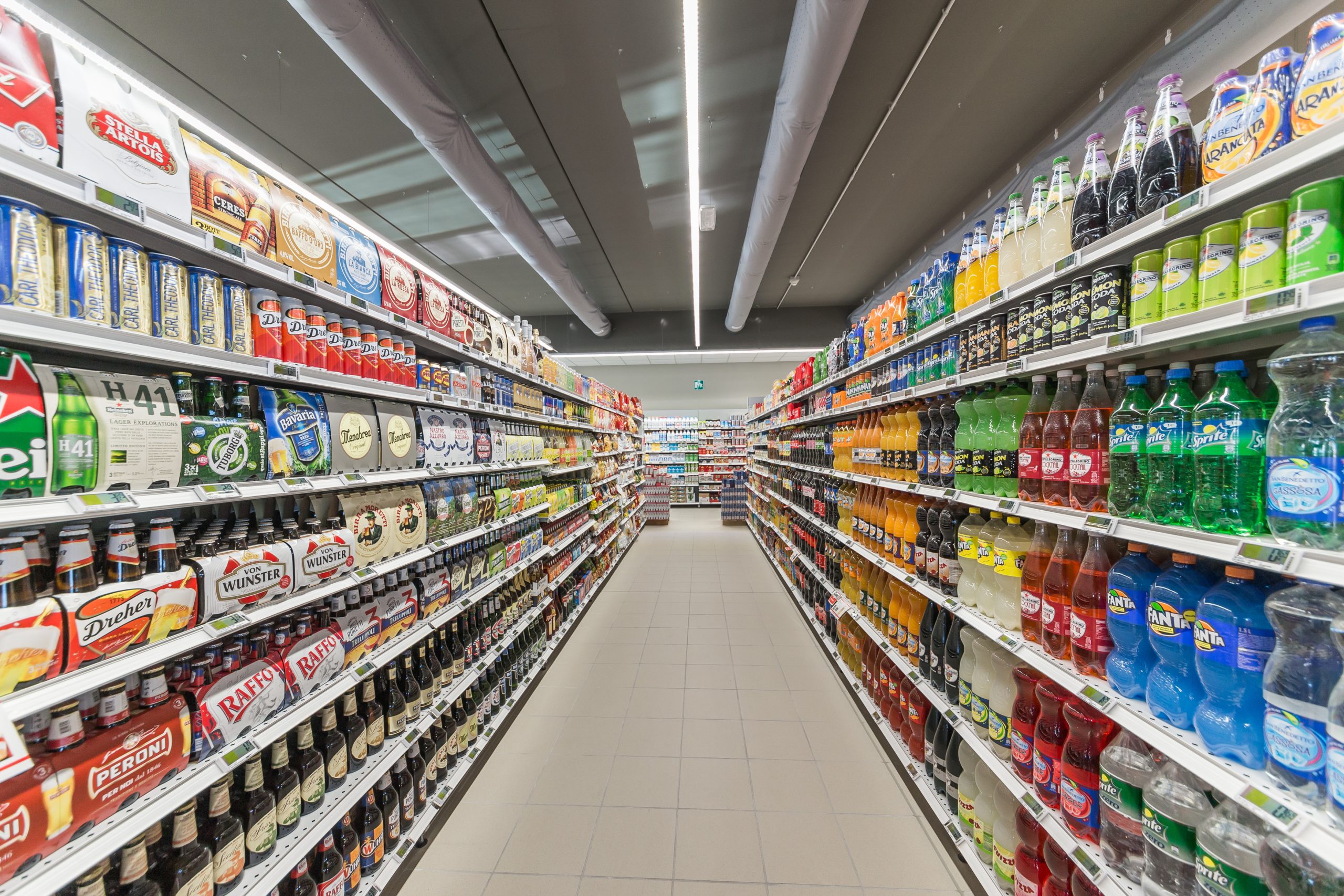 Sistem de rafturi comerciale SIDAC pentru magazine