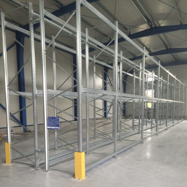 Sistem rafturi metalice clasic cu rigidizare centrală Superbuild 3